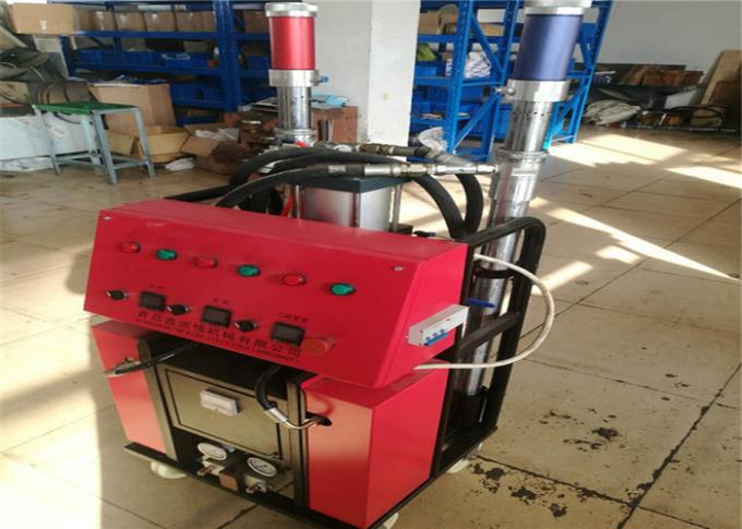 Red Color Polyurethane Foam Machine 1Mpa Air Supply For Exterior Wall Insulation