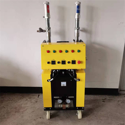 Yellow waterproof Polyurethane Foam Machine 200-1000CPS Spray Insulation Machine
